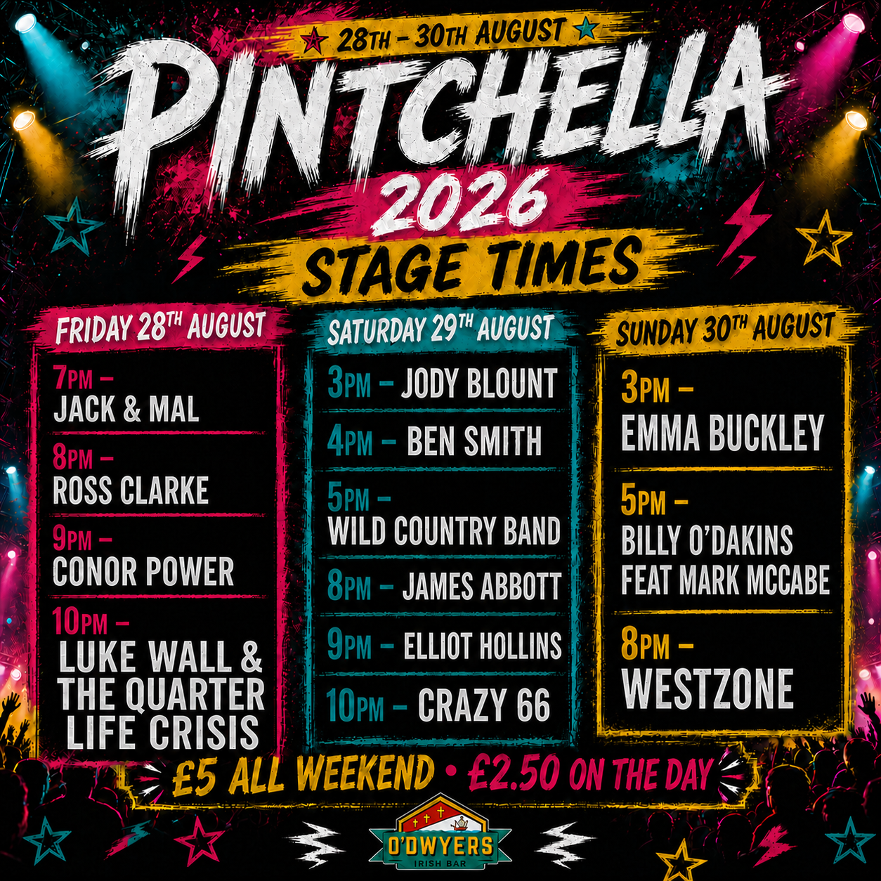Pintchella - Weekend Ticket